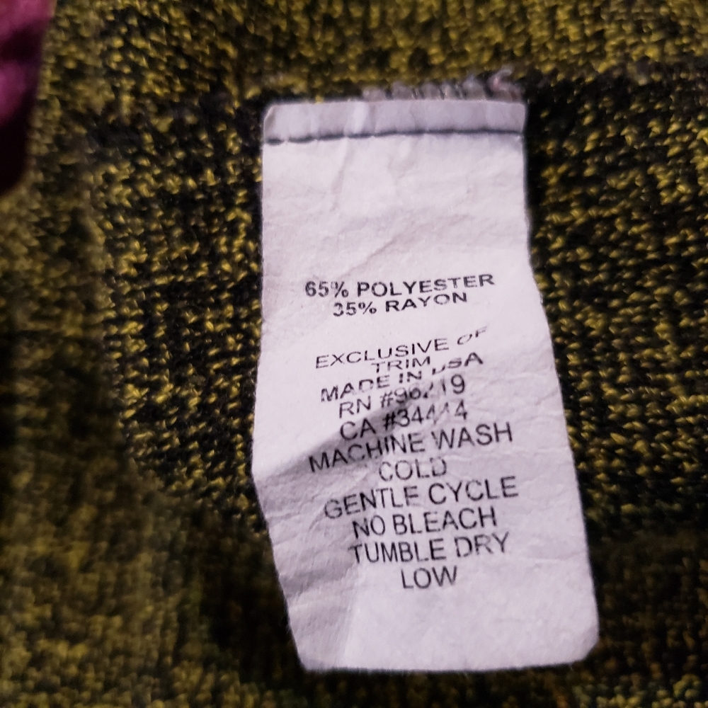 Willow Women's Green Textured Pants Suit XL/L - Picture 14 of 14